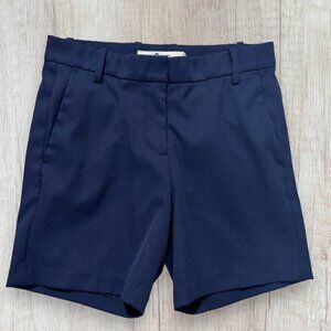 TORY SPORT by Tory Burch Navy Blue New Luxe Stretch Twill Golf Sport Shorts 0